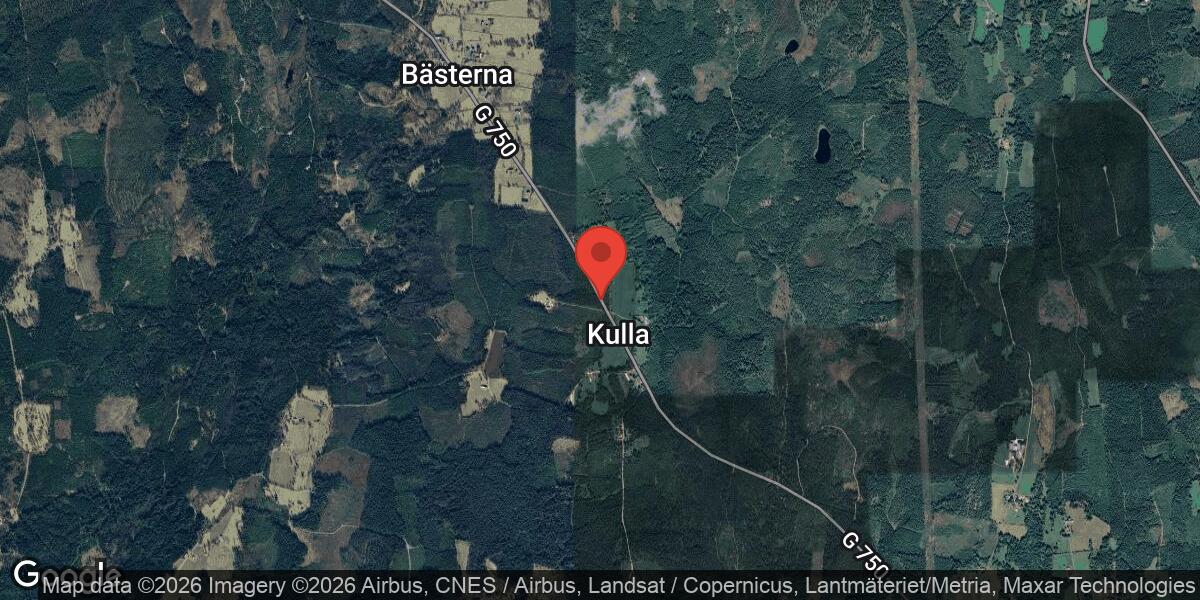 Nedfallet träd orsakade stor påverkan på väg 750 mellan Tolestorp och Bygget