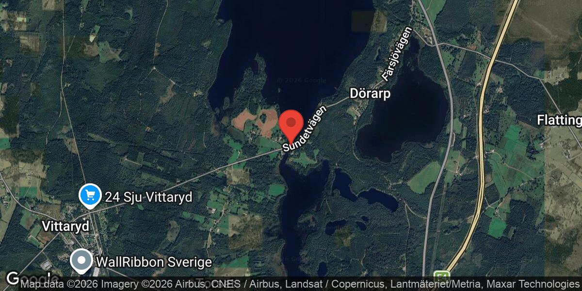 Nedfallet träd blockerade väg 564 mellan Vittaryd Ö och Dörarp