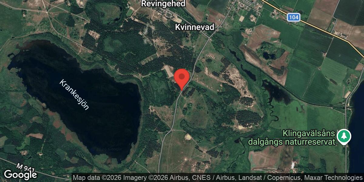 Nedfallet träd blockerade väg 972 mellan Silvåkra och Harlösa