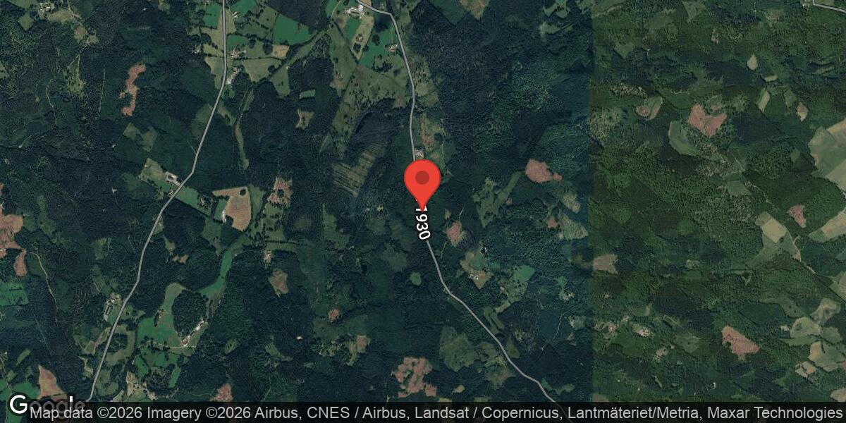 Nedfallet träd blockerade väg 1930 mellan Ballingslöv och Gammalstorp