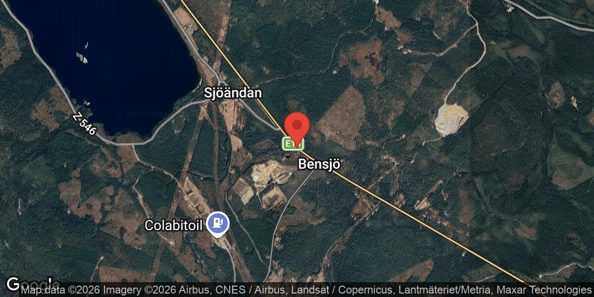 Singelolycka på E14 vid korsningen till Bensjö med stor påverkan på trafiken