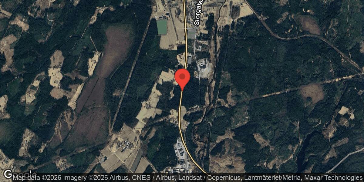 Singelolycka på Väg 27 påverkar trafiken mellan Rosenlund och Tranemo V