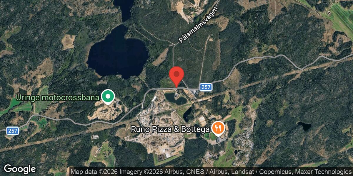 Olycka med flera fordon på väg 257 mellan Pålamalm och Håkstorp