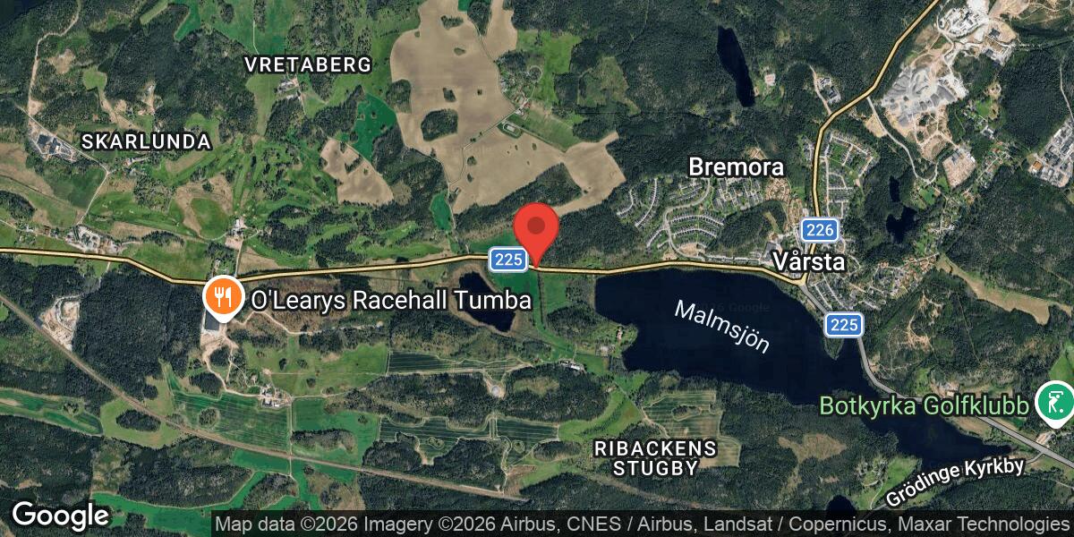 Nedfallet träd orsakar stor påverkan på väg 225 mot Södertälje