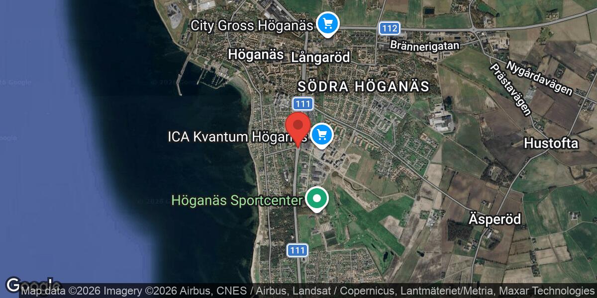 Singelolycka med moped på Väg 111 i Höganäs