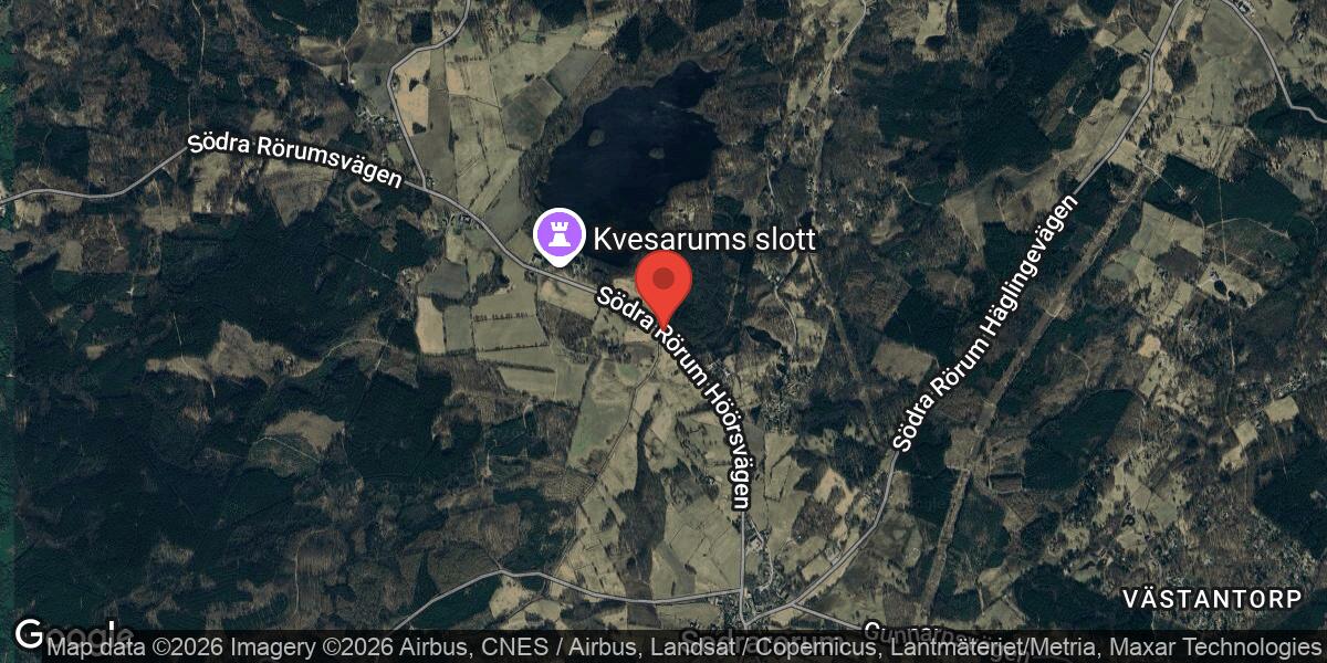 Nedfallet träd orsakade stor påverkan på väg 1335 mellan Kvesarum och S Rörum