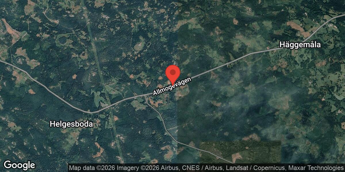 Häst på vägen vid Häggemåla påverkar trafiken på väg 603