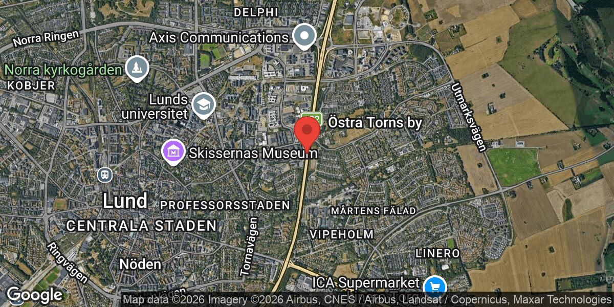 Fordonshaveri på E22 mellan Lund N och Gastelyckan påverkar trafiken