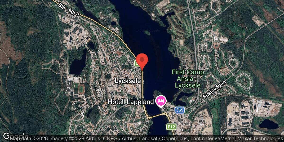 Belysningsarbete på E12 mellan Lugnet och Furuvik påverkar trafiken