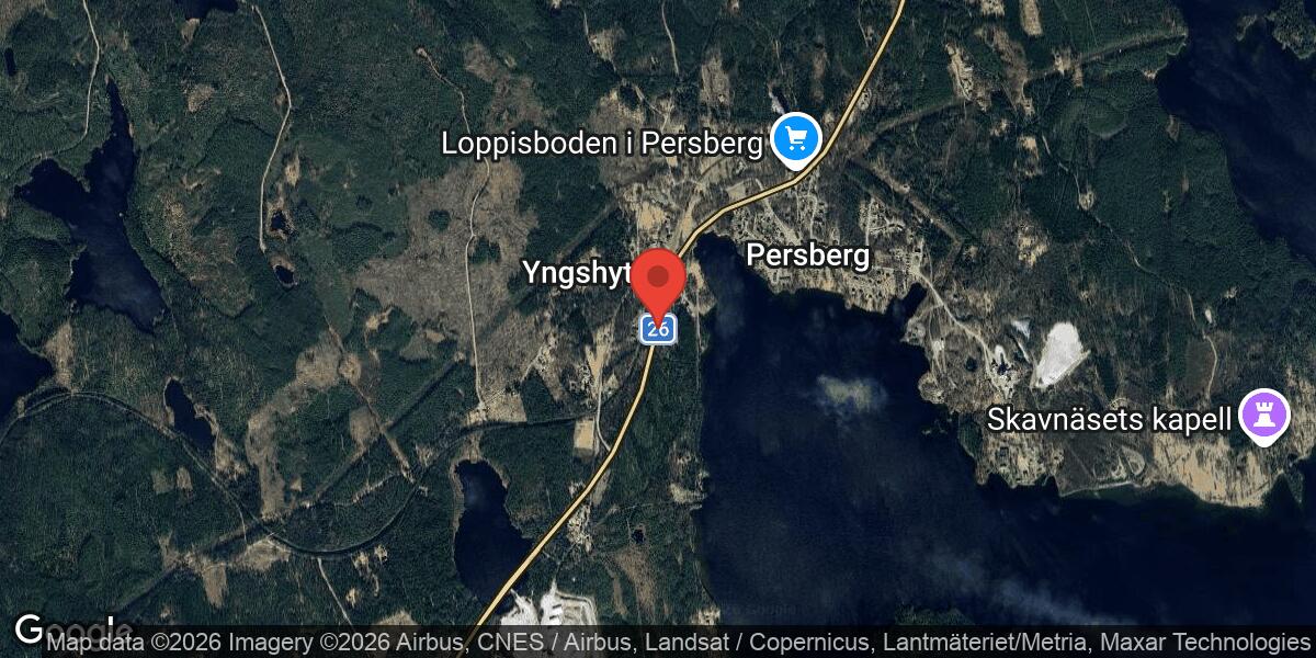 Vägarbete på väg 26 mellan Knaggebo och Persberg påverkar trafiken