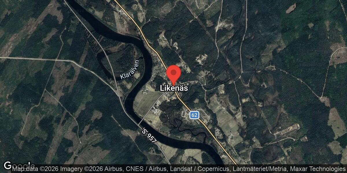 Singelolycka på väg 62 vid Likenäs orsakar stor påverkan