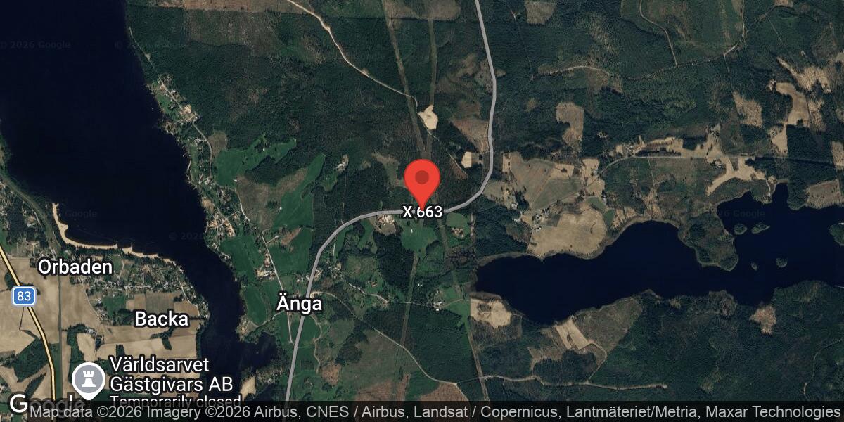 Singelolycka på väg 663 mellan Hänsätter och Iste med stor påverkan