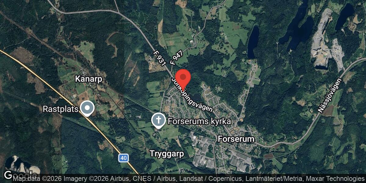 Vägarbete på Väg 931 mellan Öggestorp och Forserum den 7 april