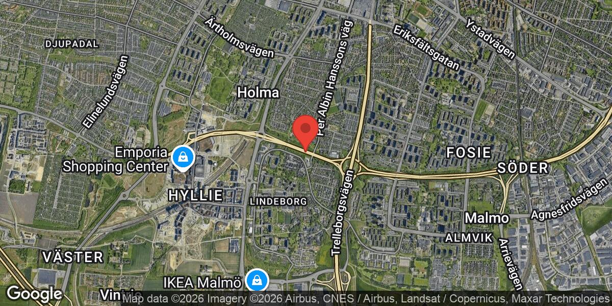 Trafikolycka med flera fordon i Kulladal påverkar Annetorpsvägen