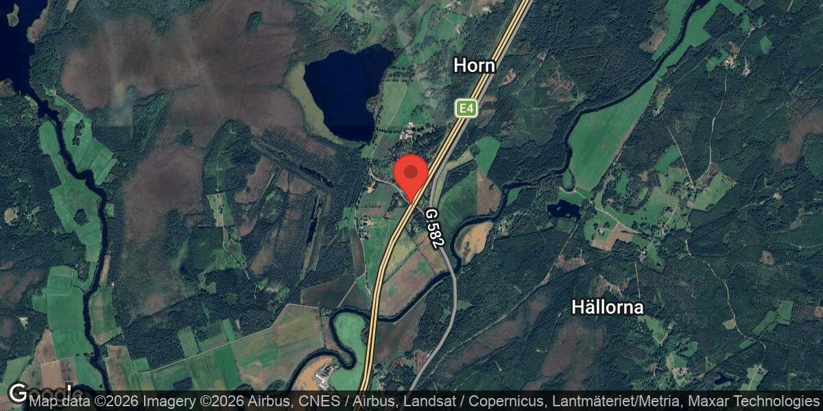 Fordonshaveri på E4 mellan Hamneda och Horsnsborg