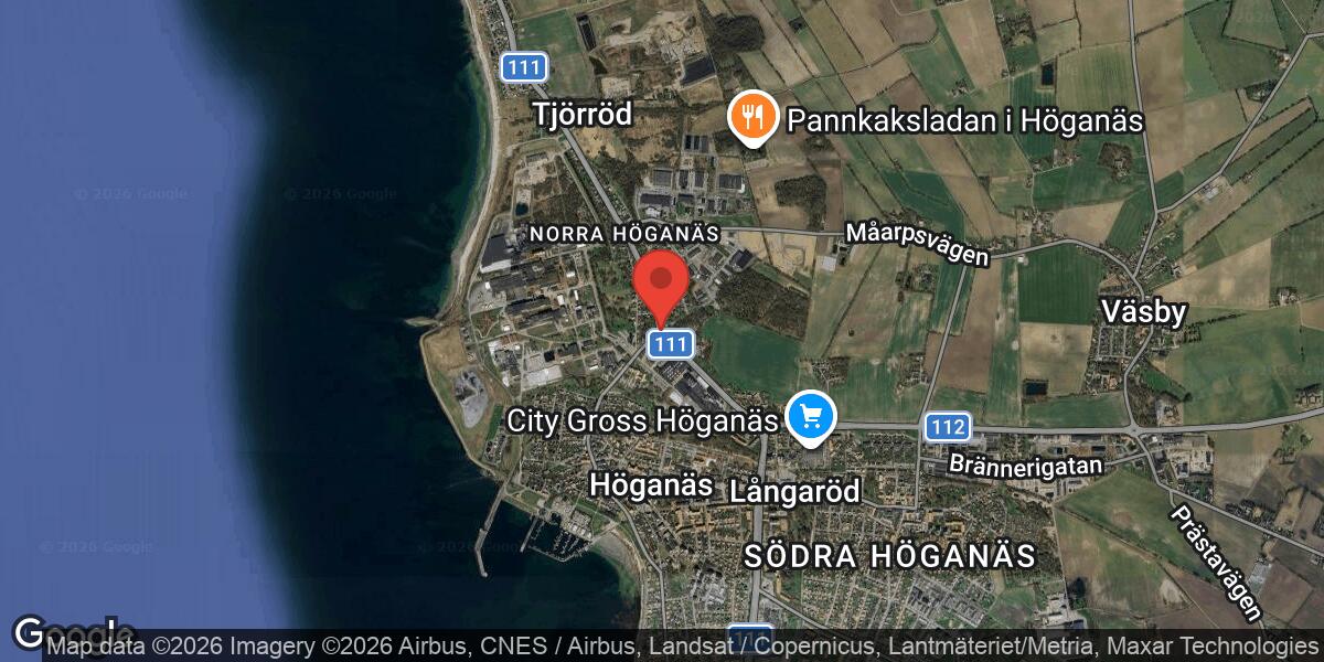 Vägarbete på Väg 111 i Höganäs pågår till 17 april