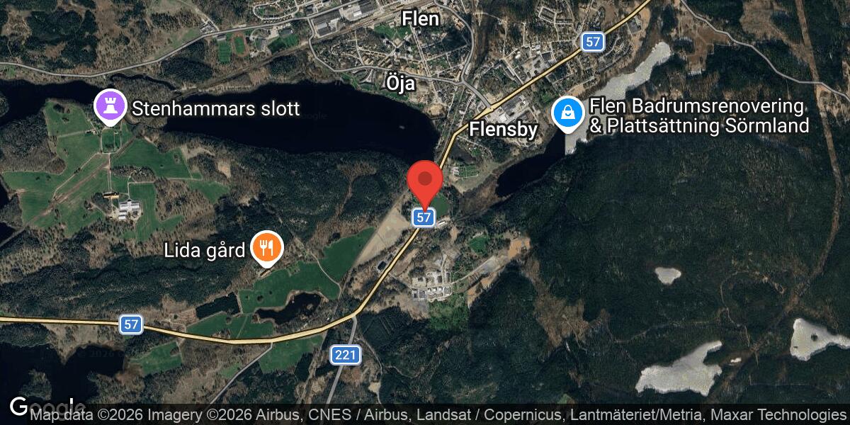 Olycka med personbil på väg 55 mellan Öja och Brogatan