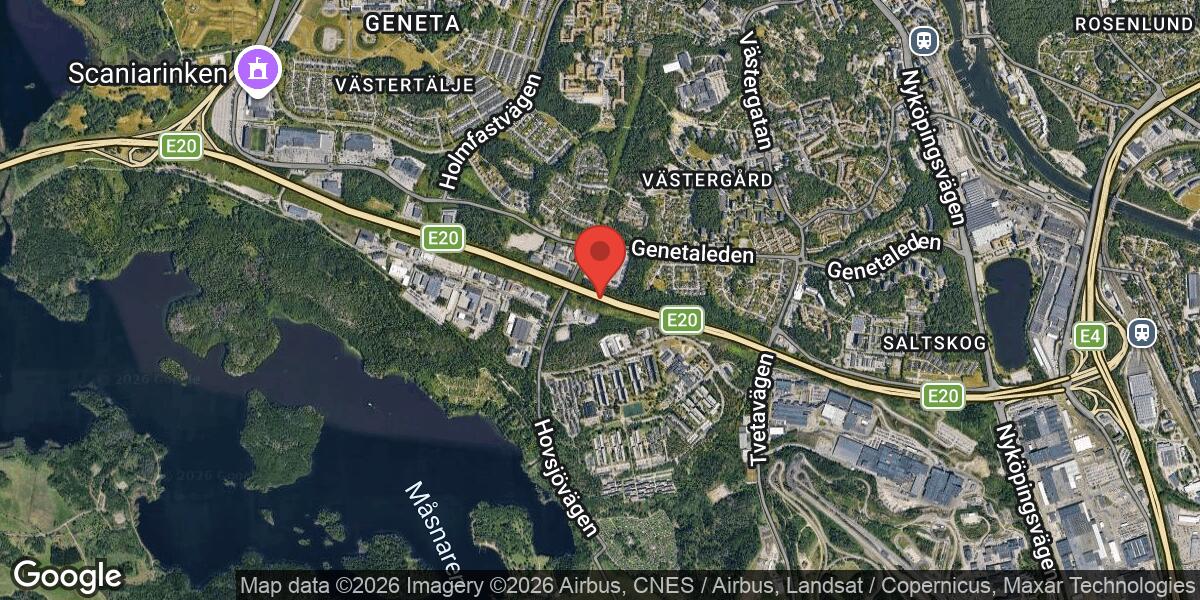 Föremål på vägen på E20 mellan Trafikplats Vasa och Trafikplats Saltskog V