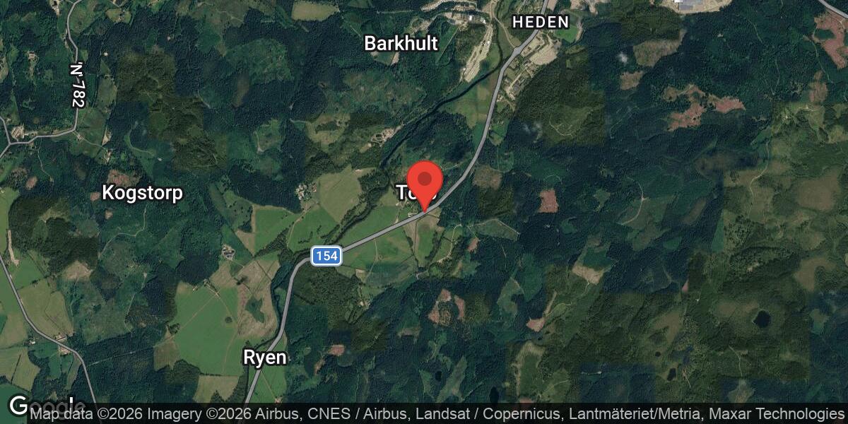 Vägarbete med stor påverkan på väg 154 mellan Kvarnbacken och Ullared