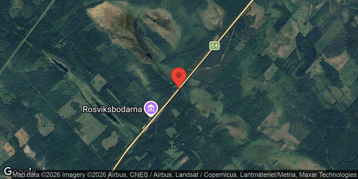 Vägarbete på E4 mellan Piteå N och Notviken med risk för köbildning