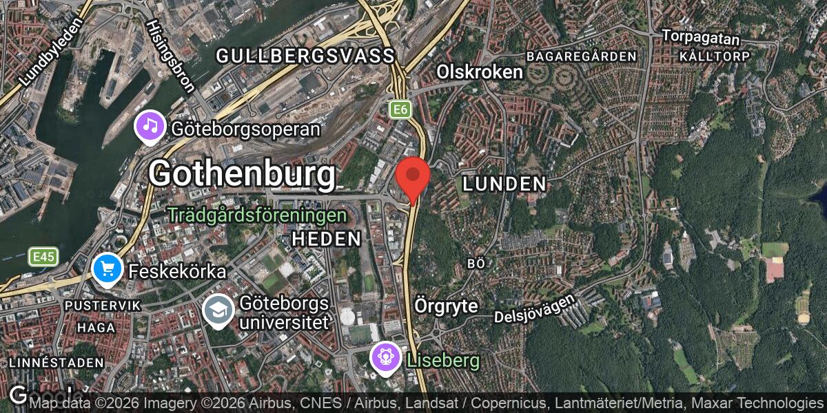 Vägarbete med mycket stor påverkan på E6 vid Rantorget i Göteborg