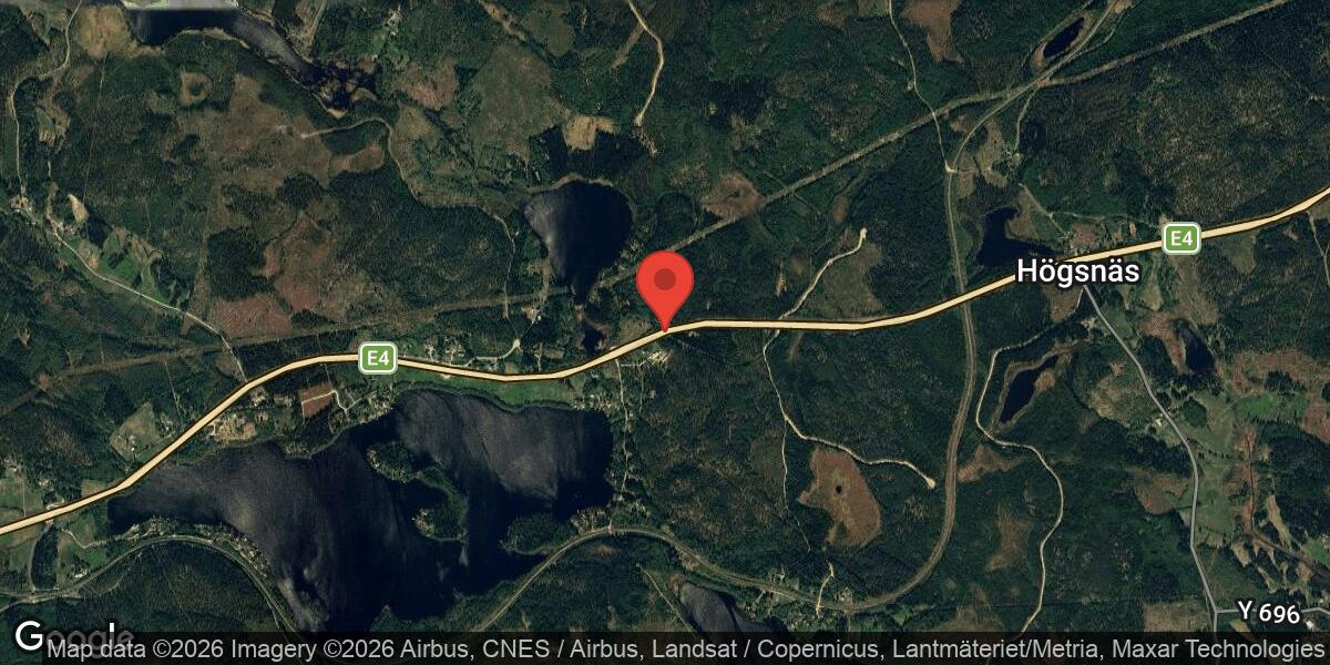 Vägarbete på E4 mellan Torsboda och Antjärn med begränsad framkomlighet