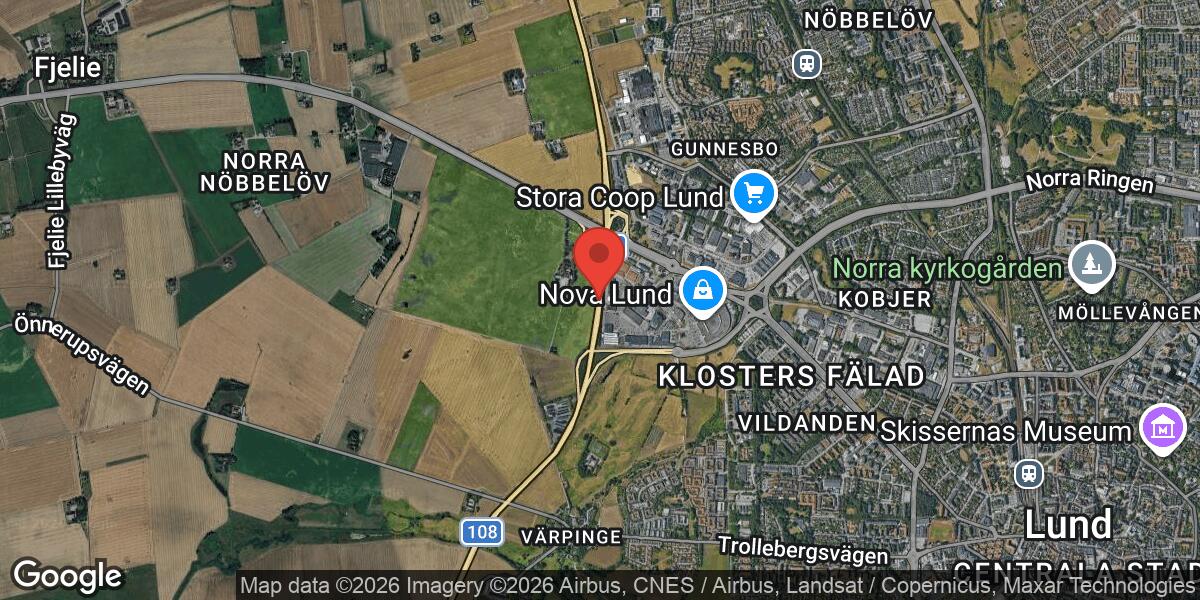 Påkört djur på väg 108 vid trafikplats Gunnesbo