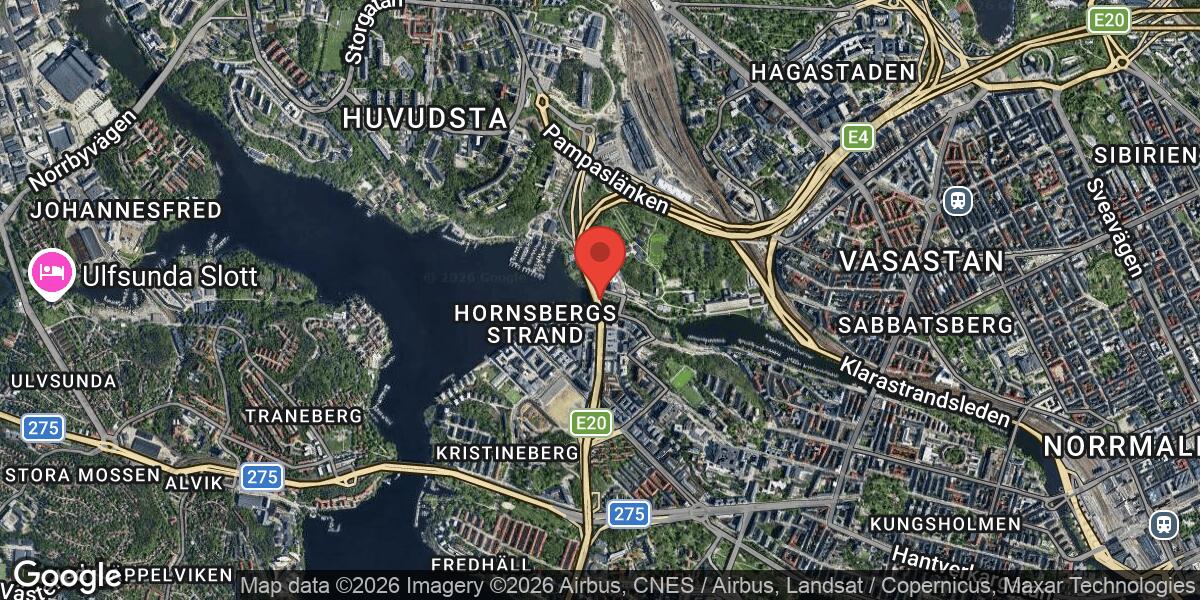 Olycka på E4 vid Trafikplats Tomteboda i riktning mot Uppsala