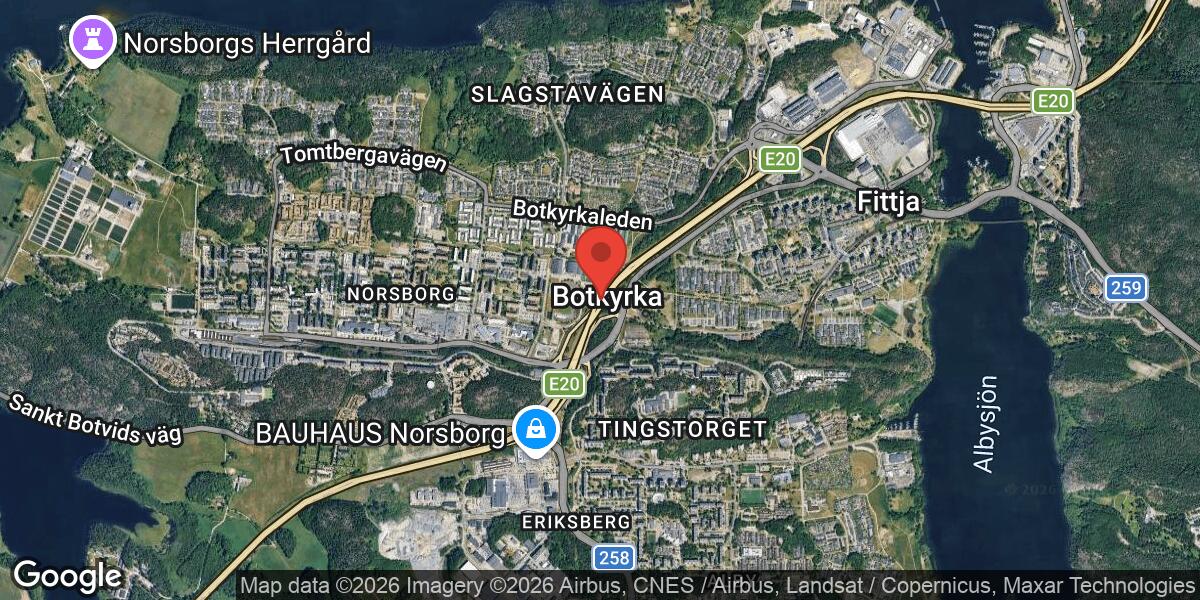 Olycka på E4 vid Trafikplats Fittja i riktning mot Södertälje