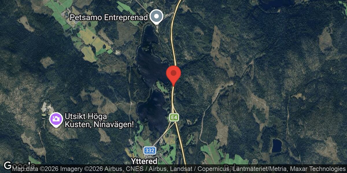 Vägarbete med stor påverkan på E4 mellan Utansjö och Docksta