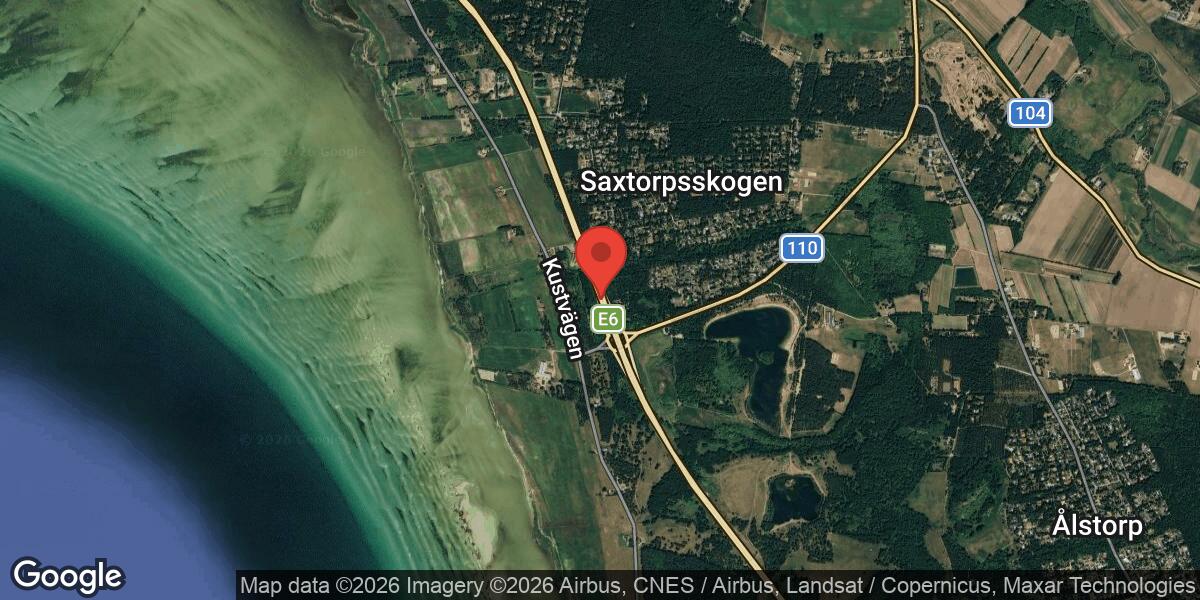 Avfart avstängd i trafikplats Lundåkra på grund av vägarbete