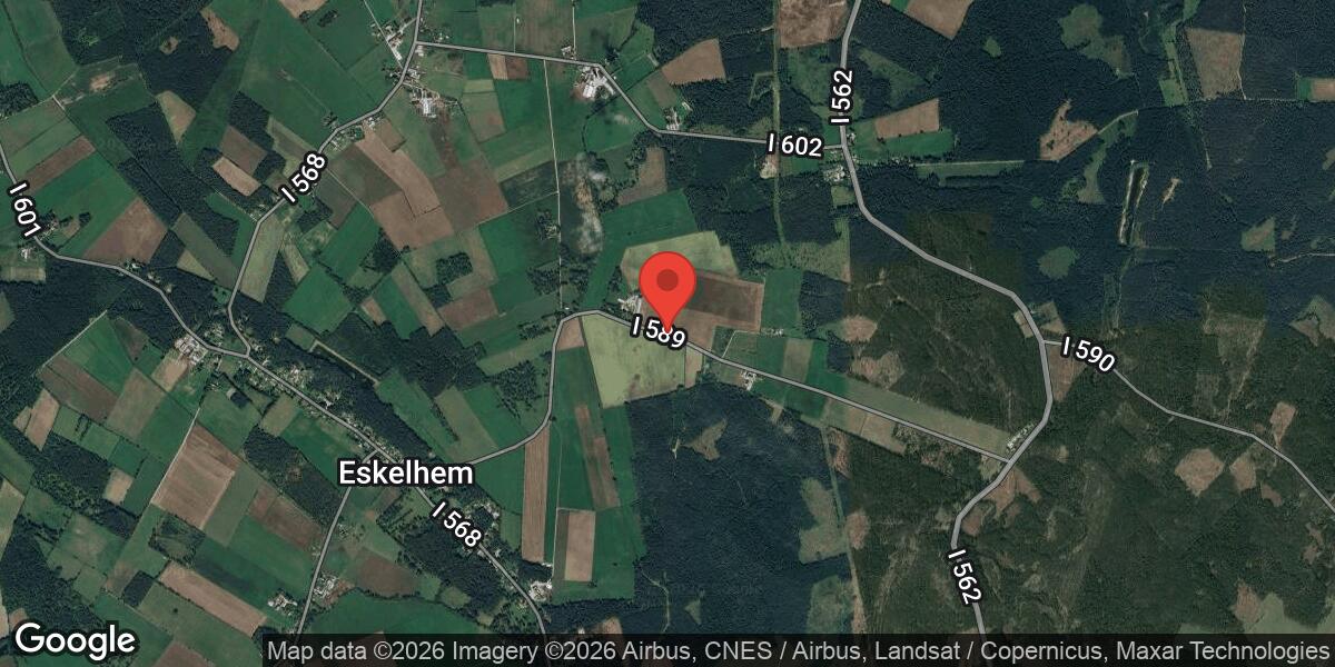 Vägarbete med växelvis trafik på Väg 589 mellan Eskelhems Kyrka och Levide