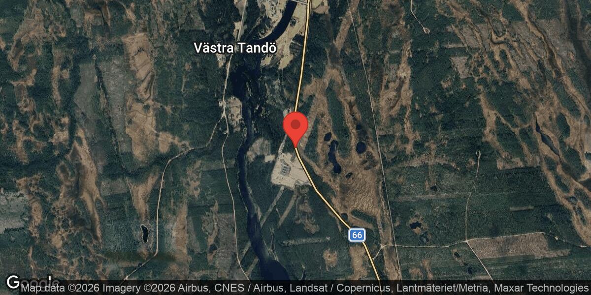Vägarbete på Väg 66 mellan Tandö och Malungsfors påverkar trafiken
