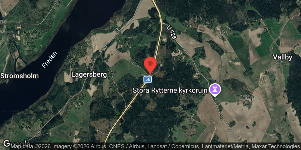 Räckesarbete på väg 56 mellan Kvicksund och Trafikplats Västjädra påverkar trafiken