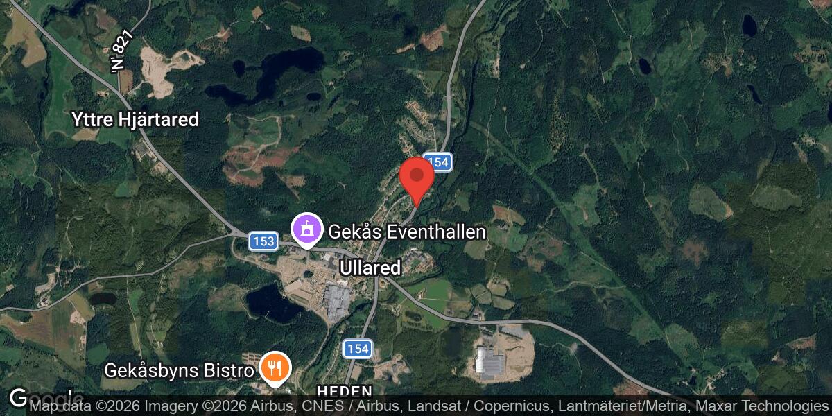 Vägarbete med stor påverkan på väg 154 vid Ullared avslutat