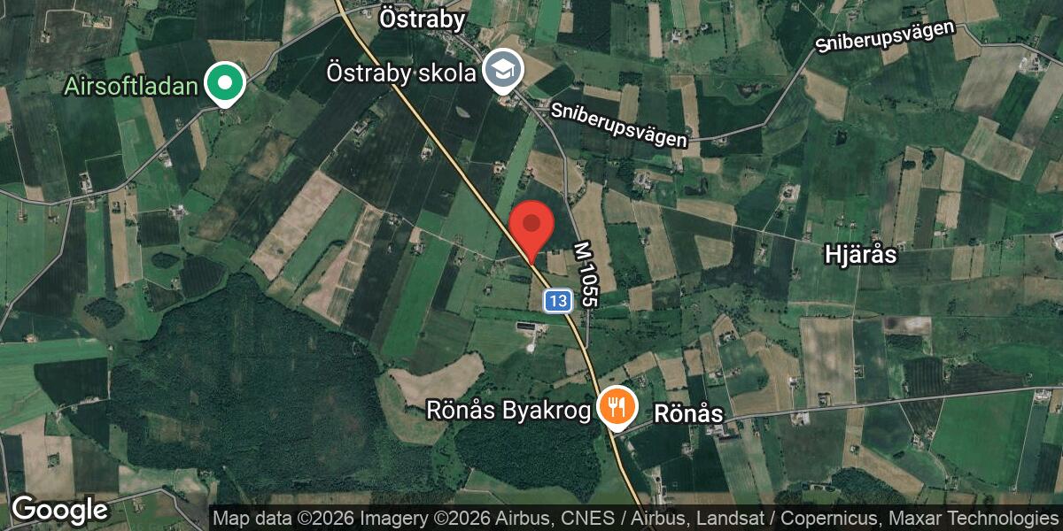 Vägarbete med stor påverkan på väg 13 mellan Hörby och Sjöbo