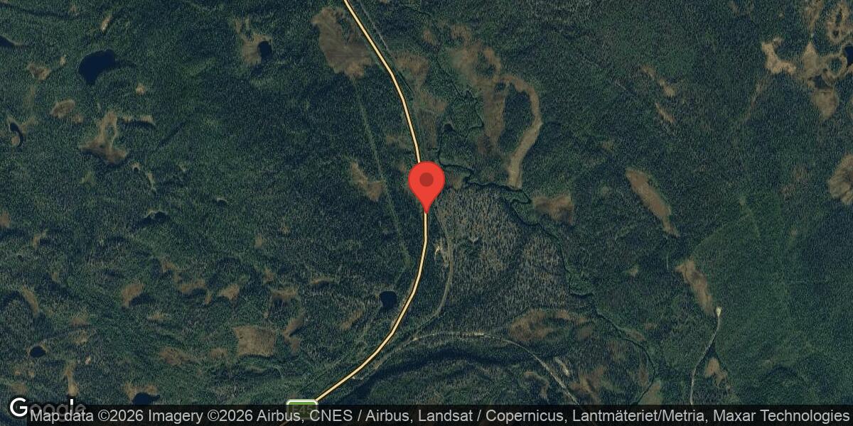 Vägarbete på E10 mellan Linkanjänkkä och Leipijoki den 15 april