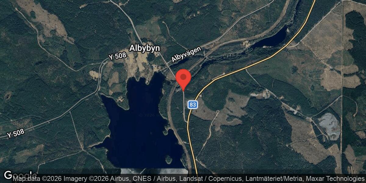 Dikningsarbete ger begränsad framkomlighet på Väg 507.01 vid Albybyn