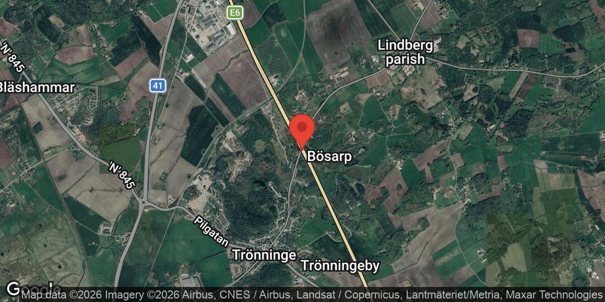 Underhållsarbete på E6 mellan Frillesås och Morup den 15 april 2026