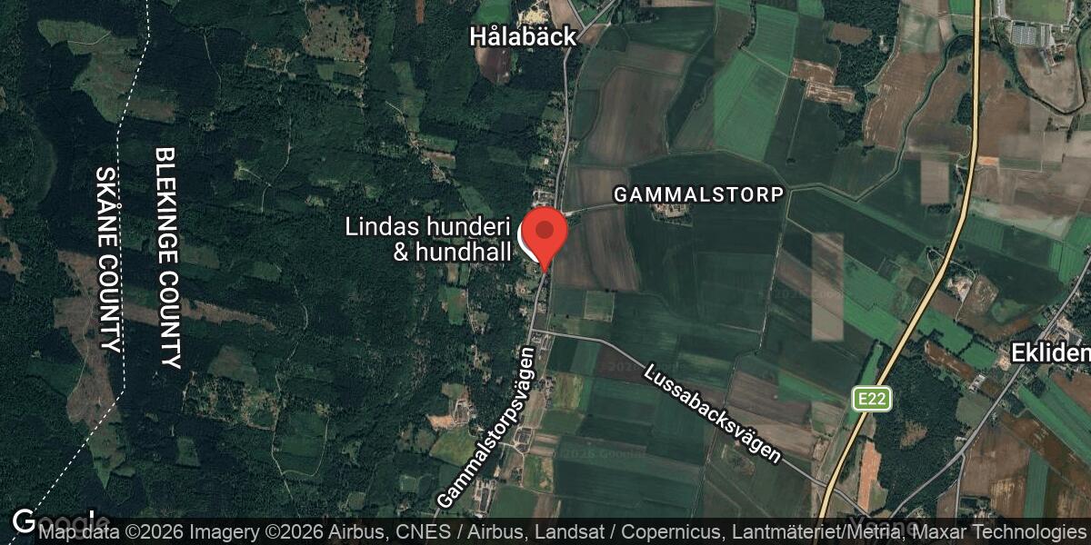 Större stenar på vägbanan vid Gammalstorp på Väg 522