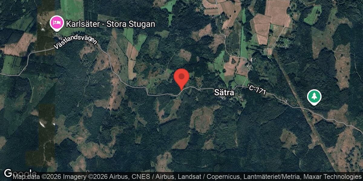 Kabelarbete påverkar körfält på Väg 771 mellan Marma och Sätra