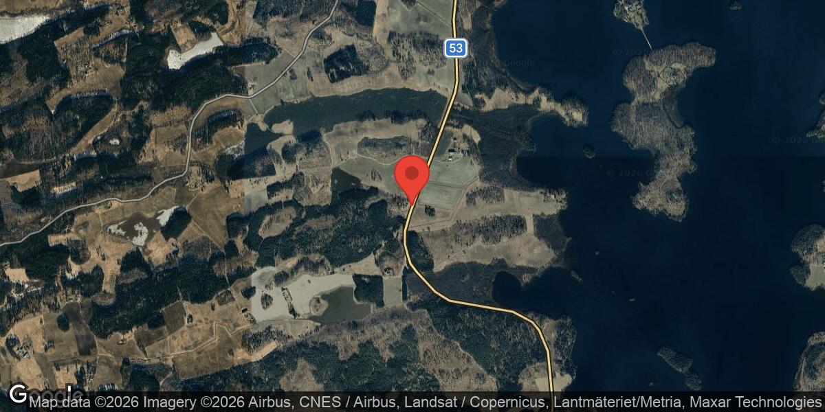 Rullgrus på väg 53 mellan Valhalla och Solbacka