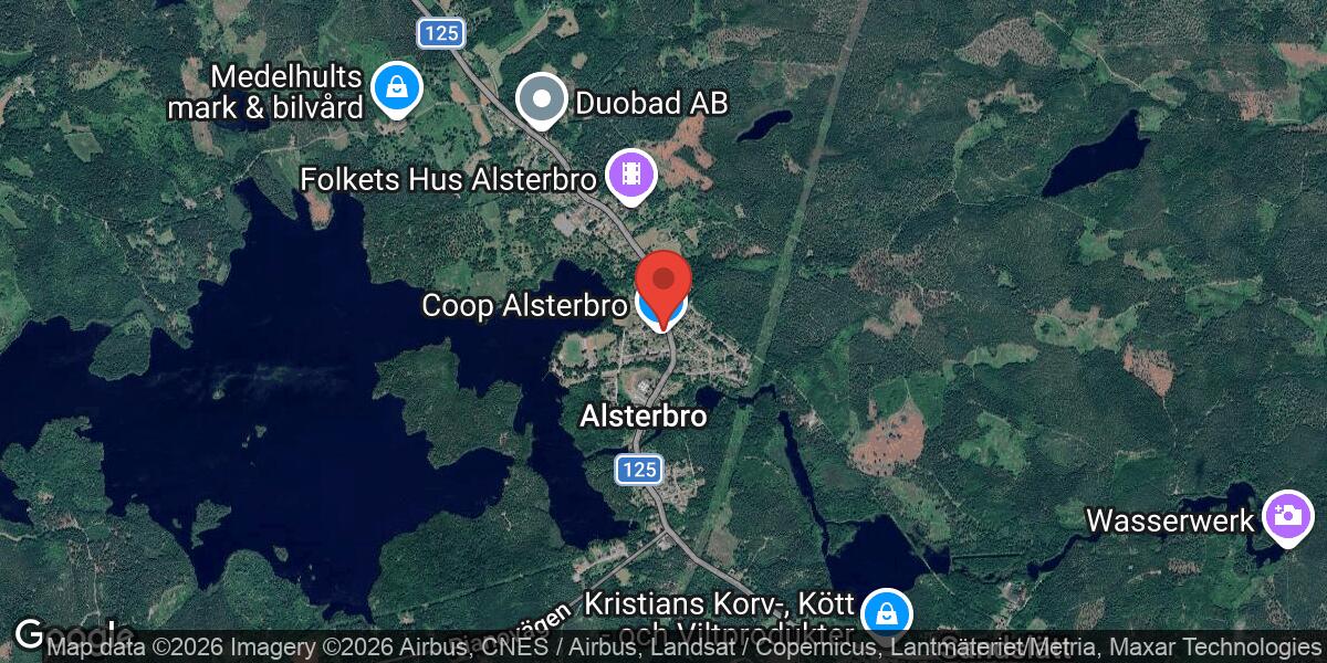 Vägarbete på Väg 125 mellan Alsterbro och Skoghult påverkar trafiken