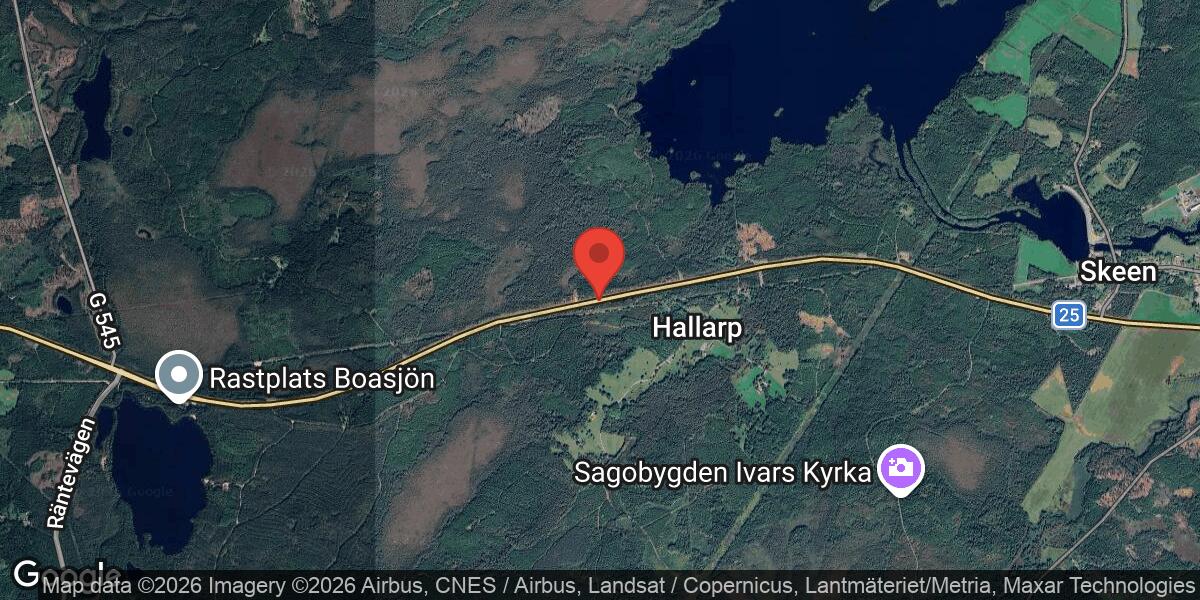 Vägarbete på Väg 25 mellan Boasjön och Skeen S avslutat