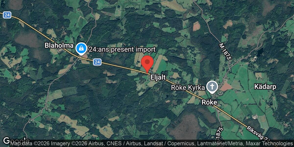 Vägarbete med stor påverkan på Väg 24 mellan Blaholma och Röke