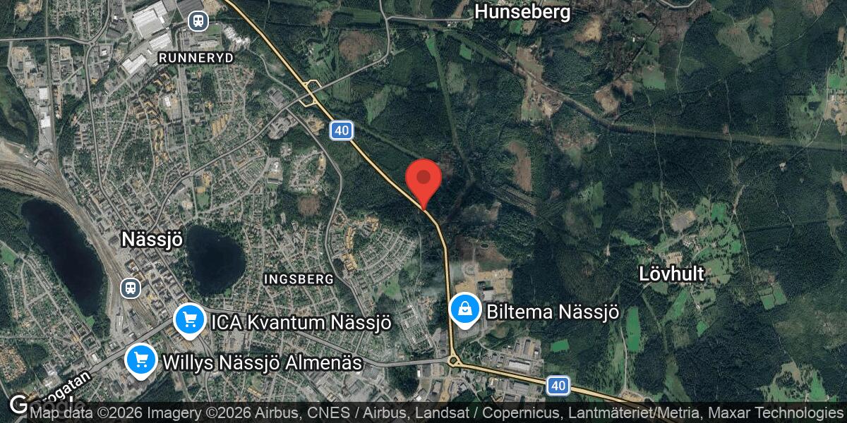 Vägarbete på Väg 31 mellan Sörängsrondellen och Trafikplats Nässjö Ö med stor påverkan