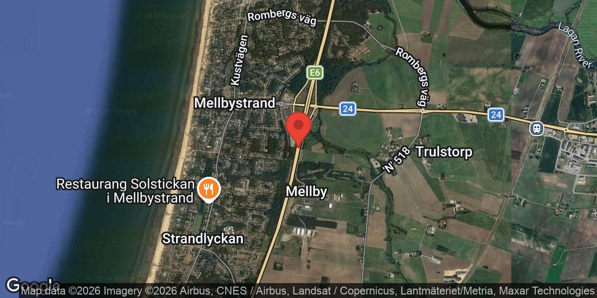 Rådjur på vägen påverkar trafiken på E6 mellan Skottorp och Laholm