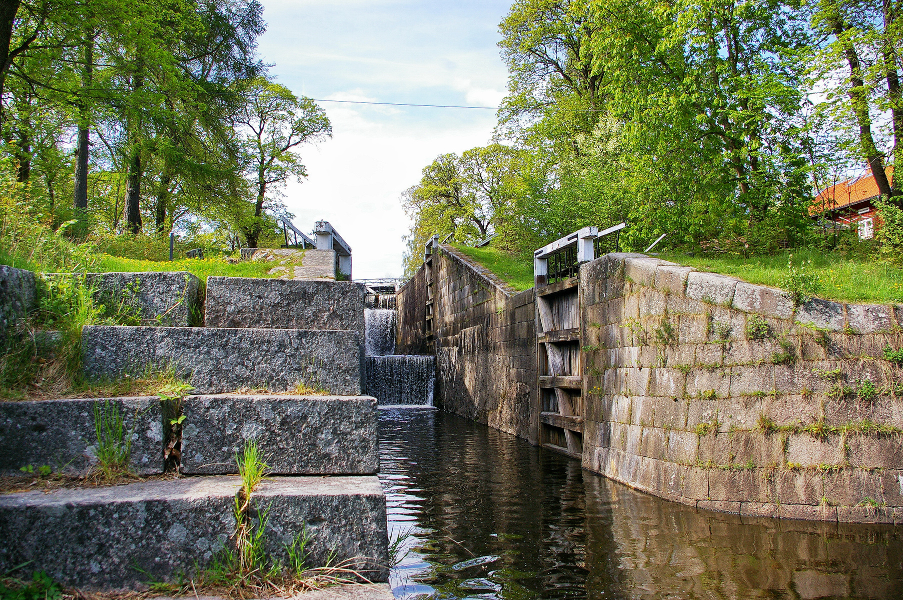 Konvojslussning i Strömsholms kanal