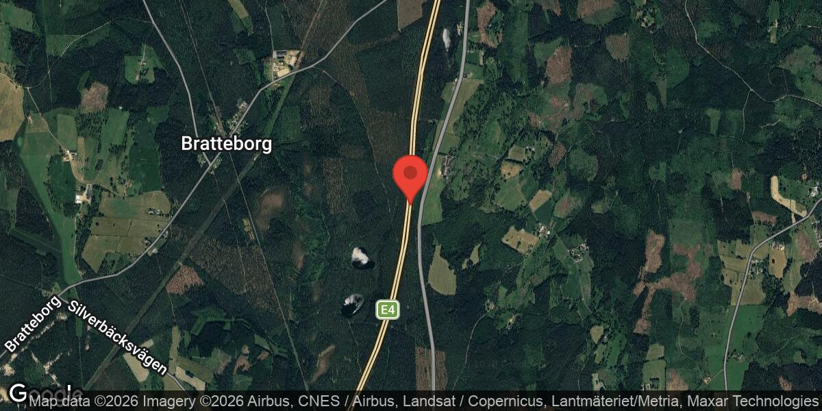 Vägarbete på E4 mellan Vaggeryd Norra och Hytena den 21 april