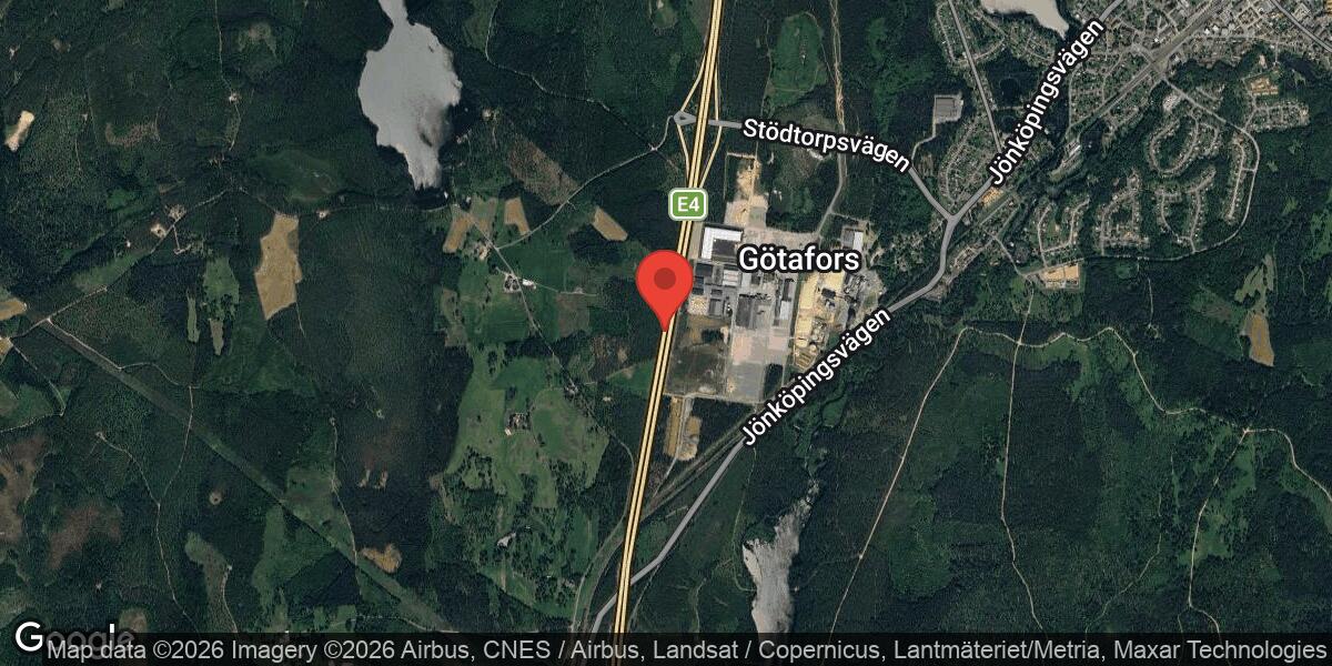 Beläggningsarbete på E4 mellan Trafikplats Stigamo och Trafikplats Klevshult